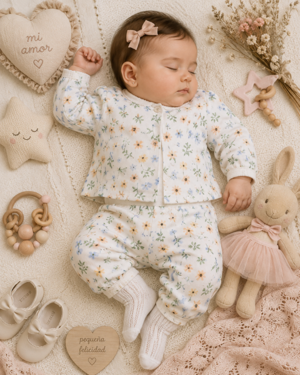 conjunto de plush florcitas– 2 prendas conjunto de plush florcitas– 2 prendas