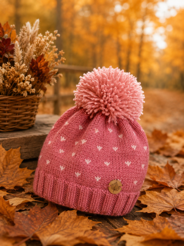 conjunto de saco y gorro pintitas guinda conjunto de saco y gorro pintitas guinda