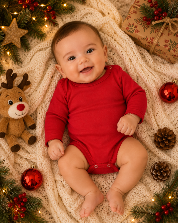 ajuar caricias de navidad 5 prendas