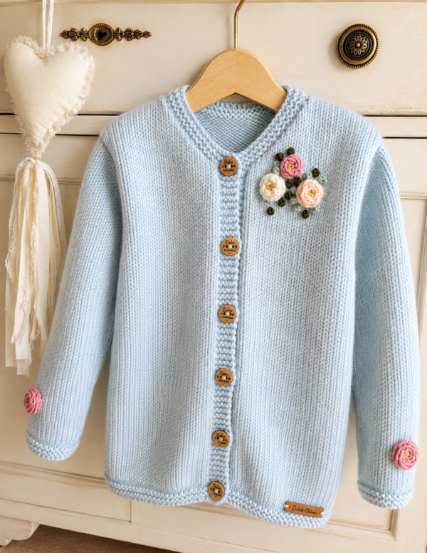 saco celeste pastel