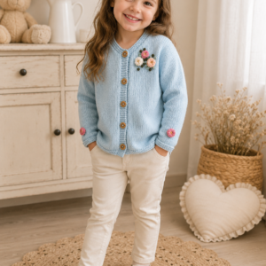 saco celeste pastel saco celeste pastel