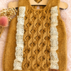 chaleco vintage calado tostado chaleco vintage calado tostado