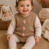 sweater con guarda de jacquard tejido a mano con lana hipoalergénica sweater con guarda de jacquard tejido a mano con lana hipoalergénica