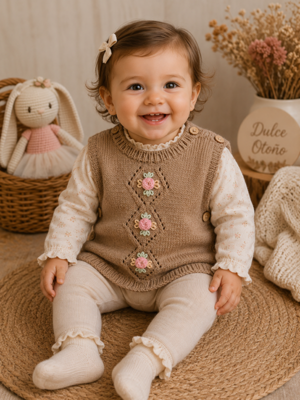 sweater con guarda de jacquard tejido a mano con lana hipoalergénica sweater con guarda de jacquard tejido a mano con lana hipoalergénica