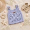 enterito estrellatejido a mano en hilo de algodón