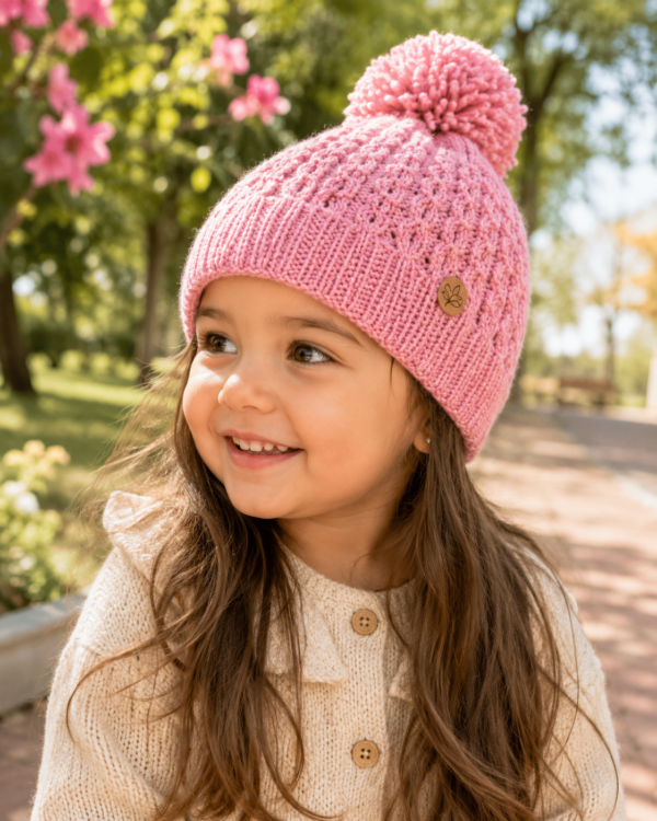 gorro ochitos tejido a mano con lana hipoalergénica gorro ochitos tejido a mano con lana hipoalergénica