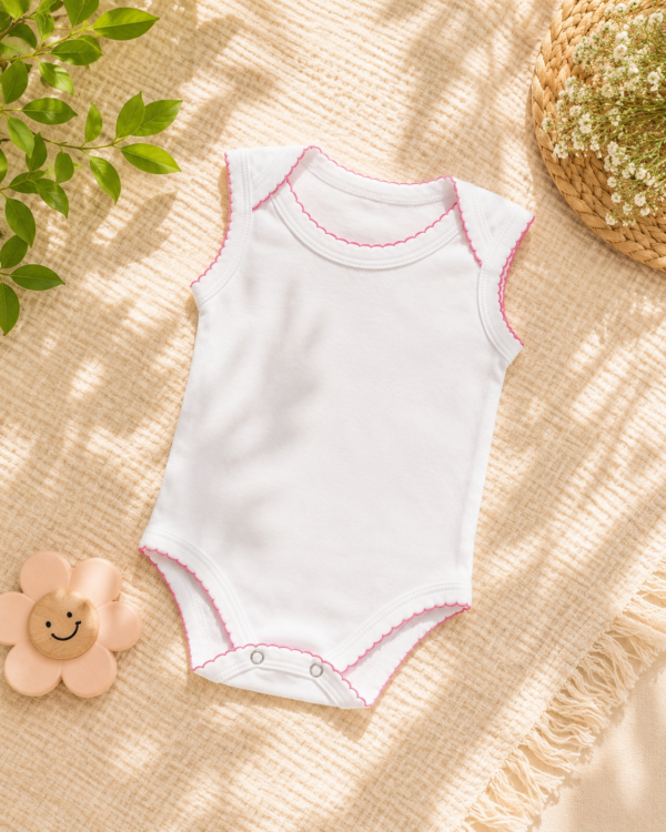 conjunto romántico de enterito con puntilla y body de algodón conjunto romántico de enterito con puntilla y body de algodón