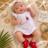 zapatitos para bebés tejidos a mano en hilo de algodón zapatitos para bebés tejidos a mano en hilo de algodón