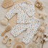 conjunto de plush celeste animalitos – 2 prendas conjunto de plush celeste animalitos – 2 prendas