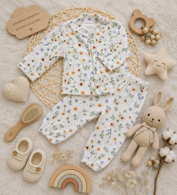 conjunto de plush celeste animalitos – 2 prendas conjunto de plush celeste animalitos – 2 prendas