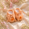 zapatitos de bebé tejidos y bordados a mano zapatitos de bebé tejidos y bordados a mano