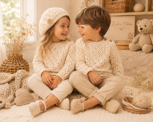 sweater unisex calado natural sweater unisex calado natural
