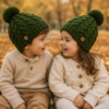 gorro ochitos tejido a mano con lana hipoalergénica gorro ochitos tejido a mano con lana hipoalergénica