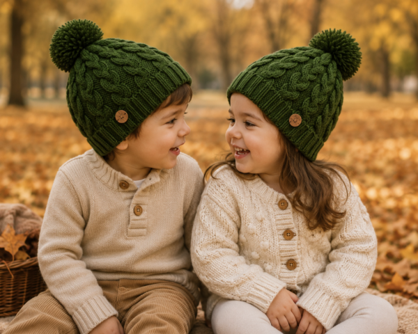 gorro ochitos tejido a mano con lana hipoalergénica gorro ochitos tejido a mano con lana hipoalergénica