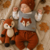 ajuar mi amigo zorrito 6 prendas ajuar mi amigo zorrito 6 prendas
