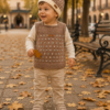 chaleco y gorro pintitas chaleco y gorro pintitas