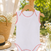 bodi musculosa picot rojo