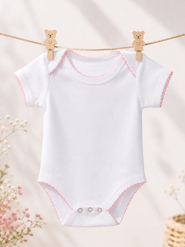 bodi picot rosa